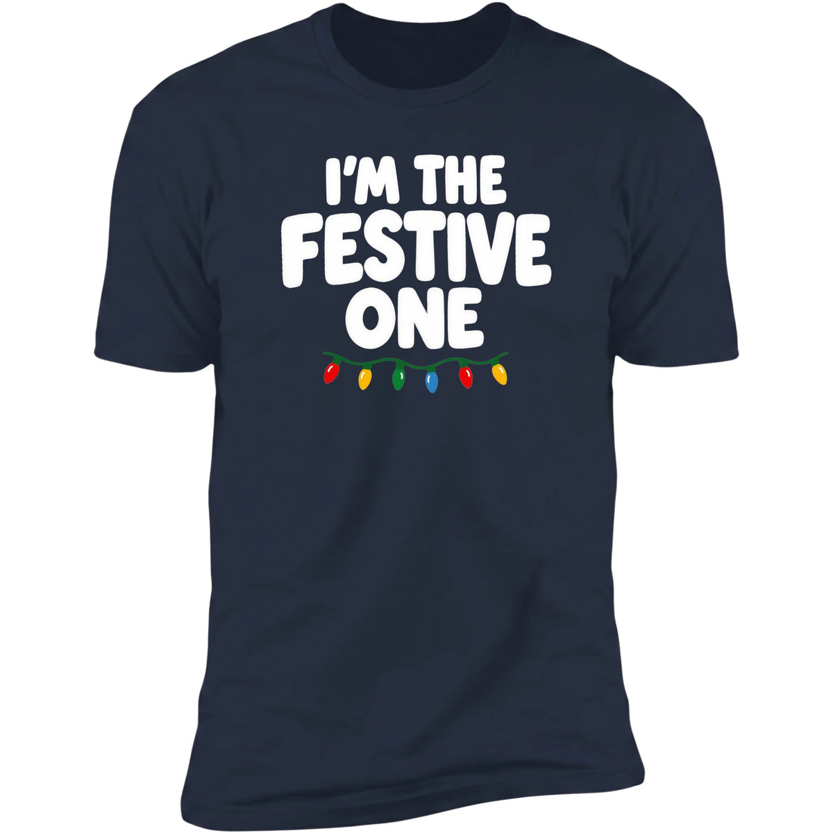 I'm The Festive One tee, Navy