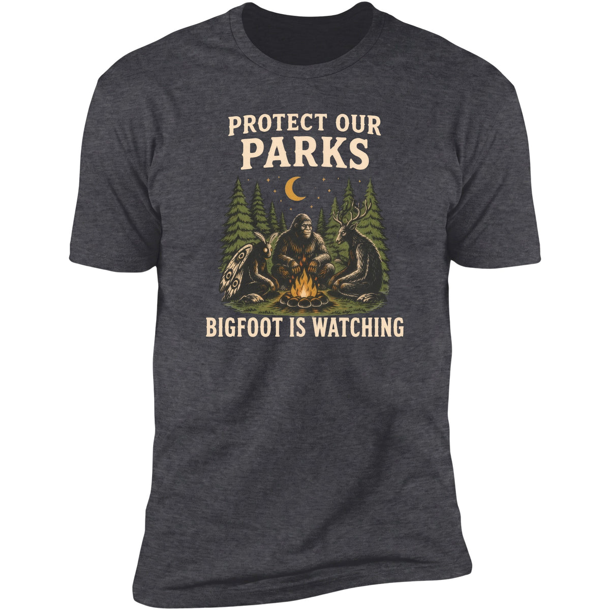 Protect Our Parks Bigfoot Is Watching | Unisex Tee