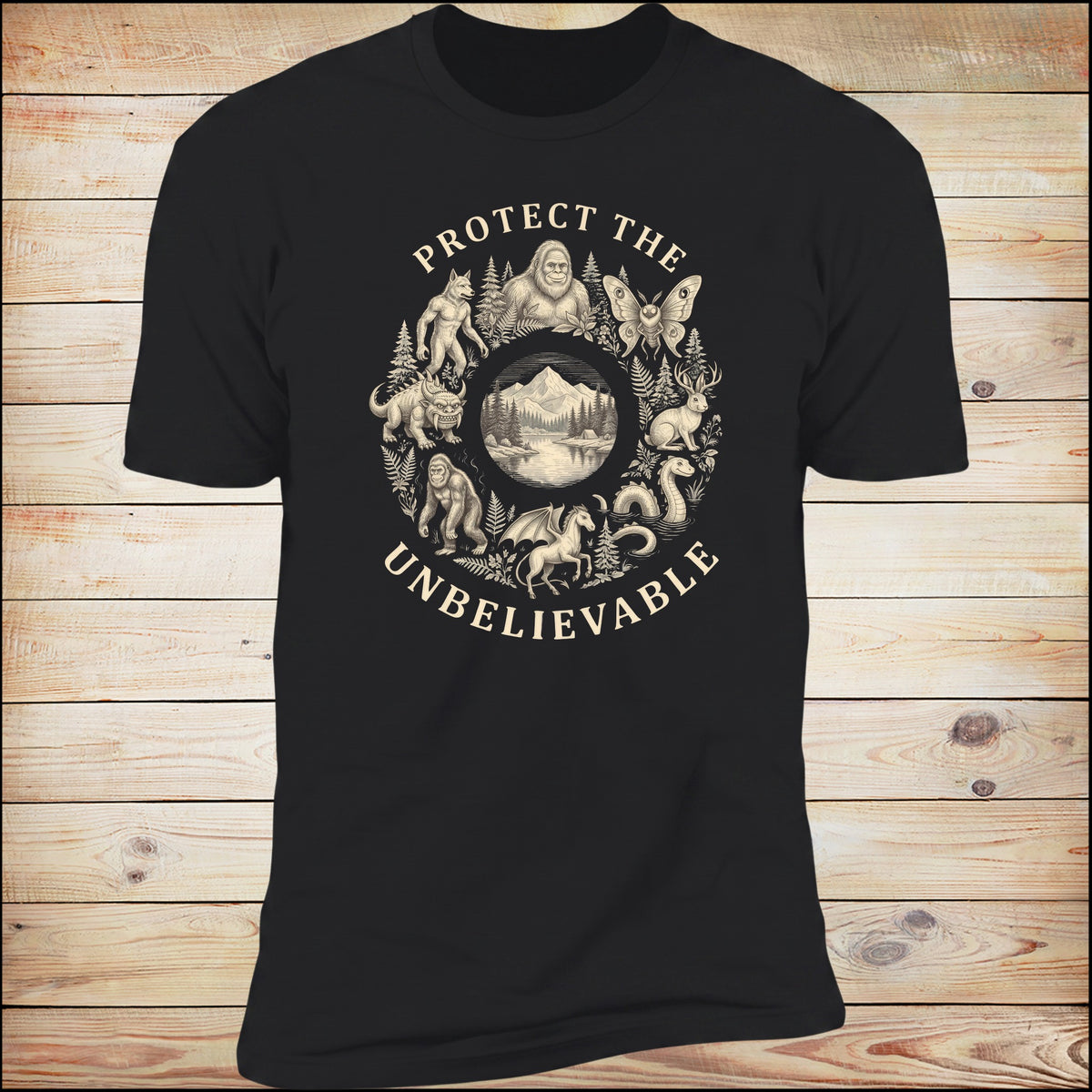 Protect The Unbelievable tee in Black