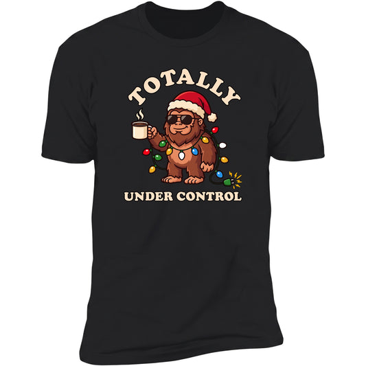 Totally Under Control tee in Black