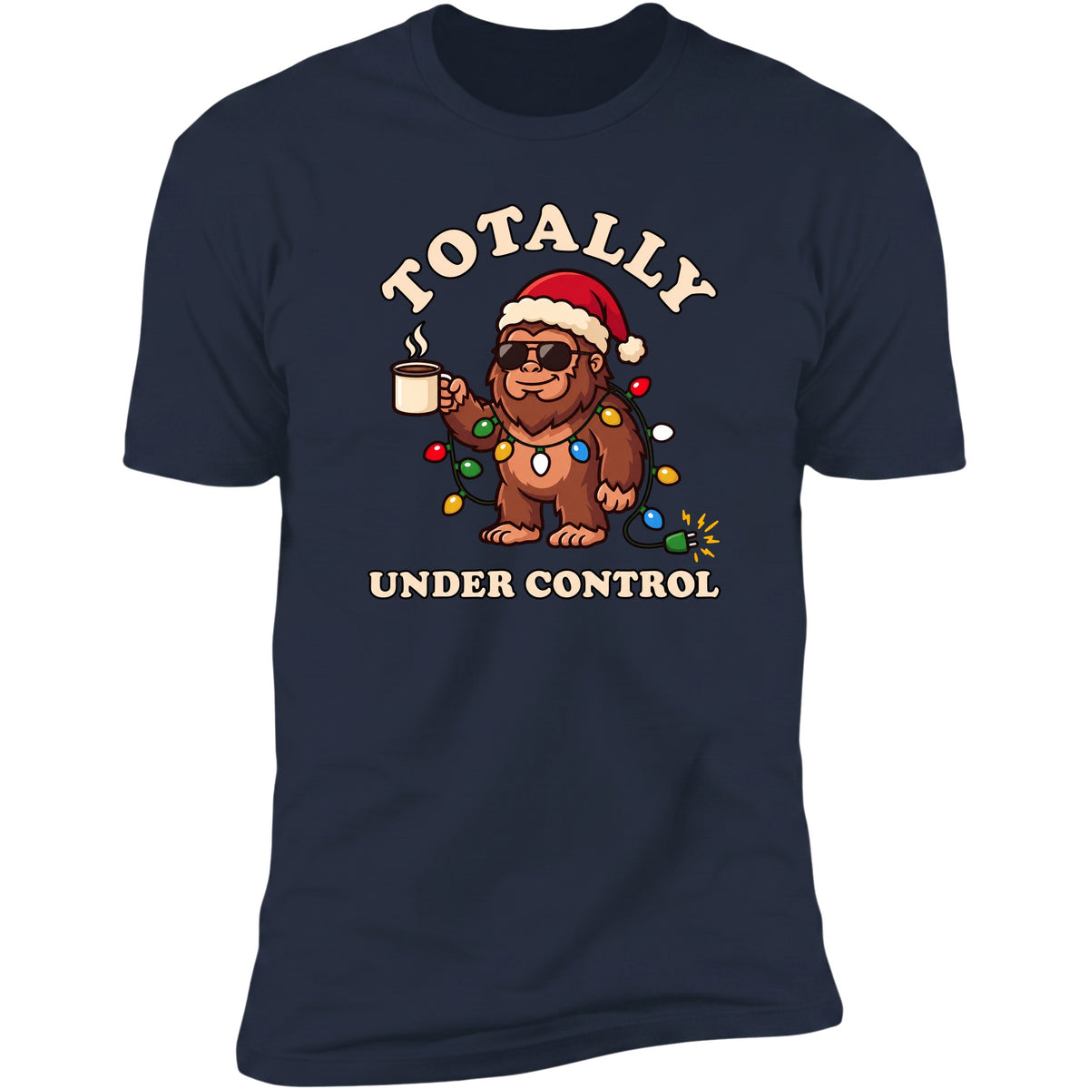 Totally Under Control tee in Navy