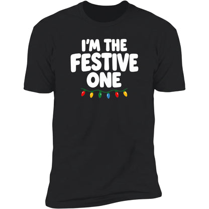 I'm The Festive One tee, Black