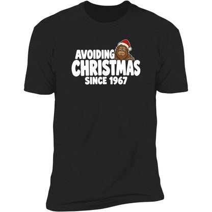 Avoiding Christmas Since 1967 tee, Black