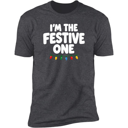 I'm The Festive One tee, Dark Heather