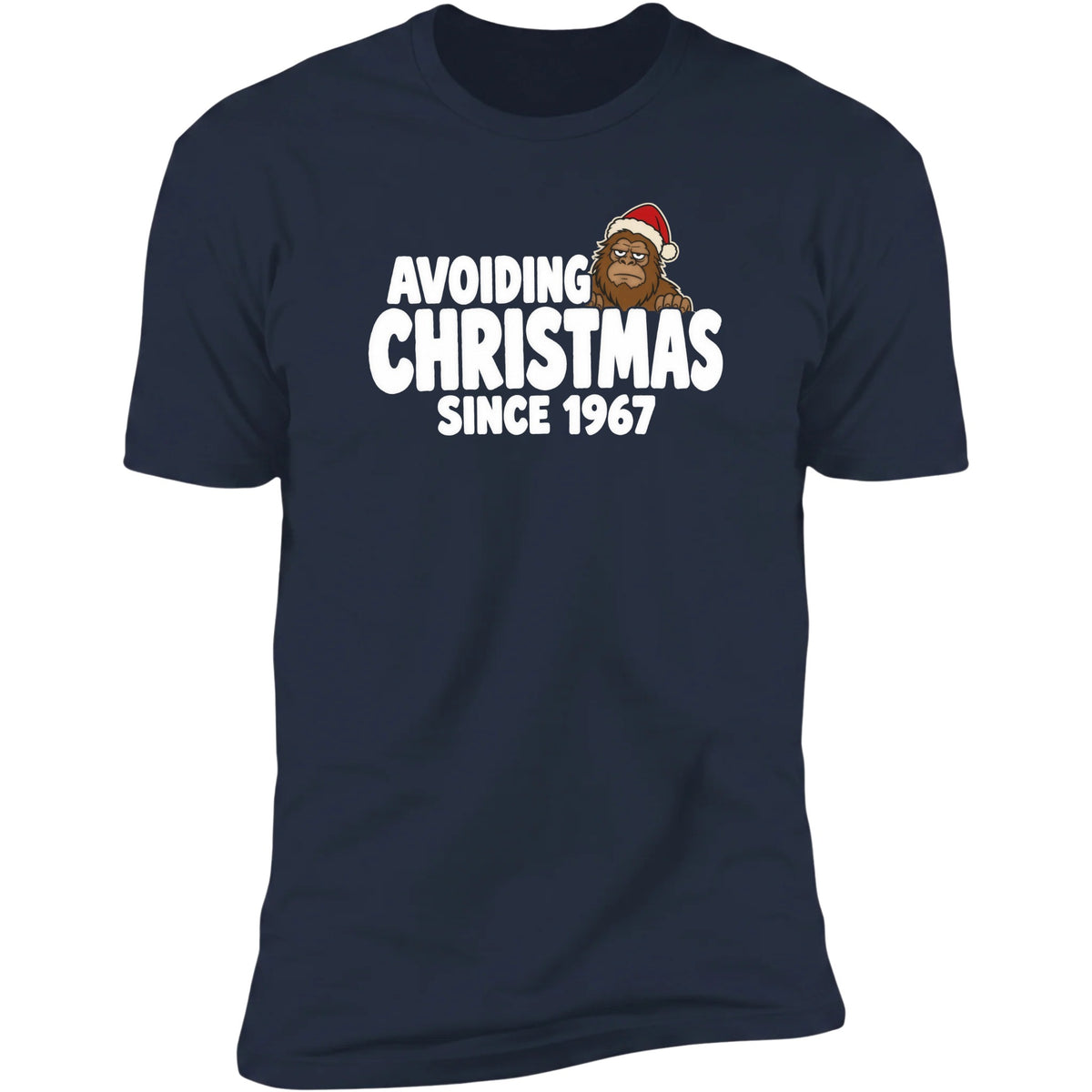 Avoiding Christmas Since 1967 tee, Navy