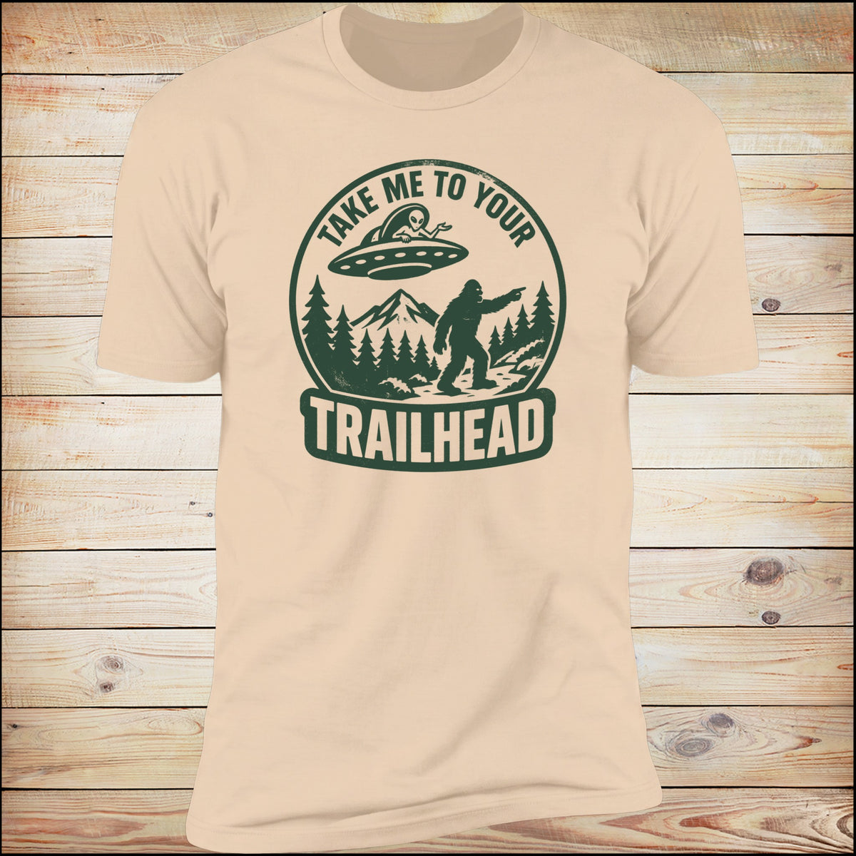 Take Me To Your Trailhead Badge tee