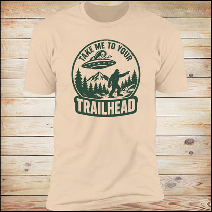 Take Me To Your Trailhead Badge tee