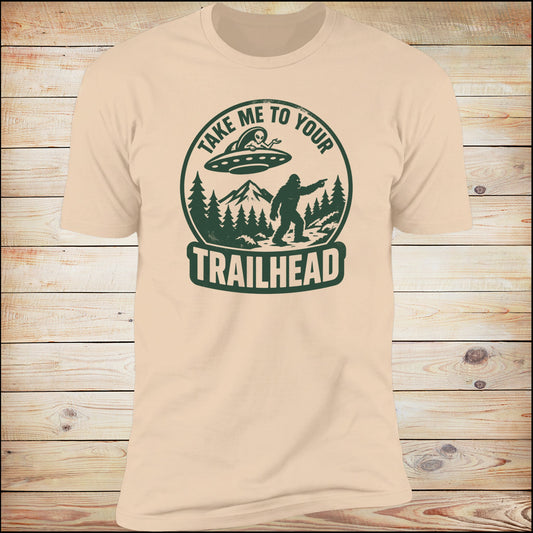 Take Me To Your Trailhead Badge tee