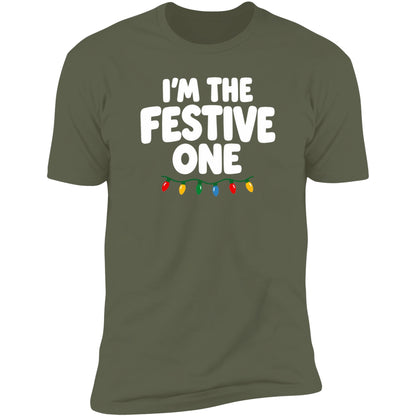 I'm The Festive One tee, Military Green