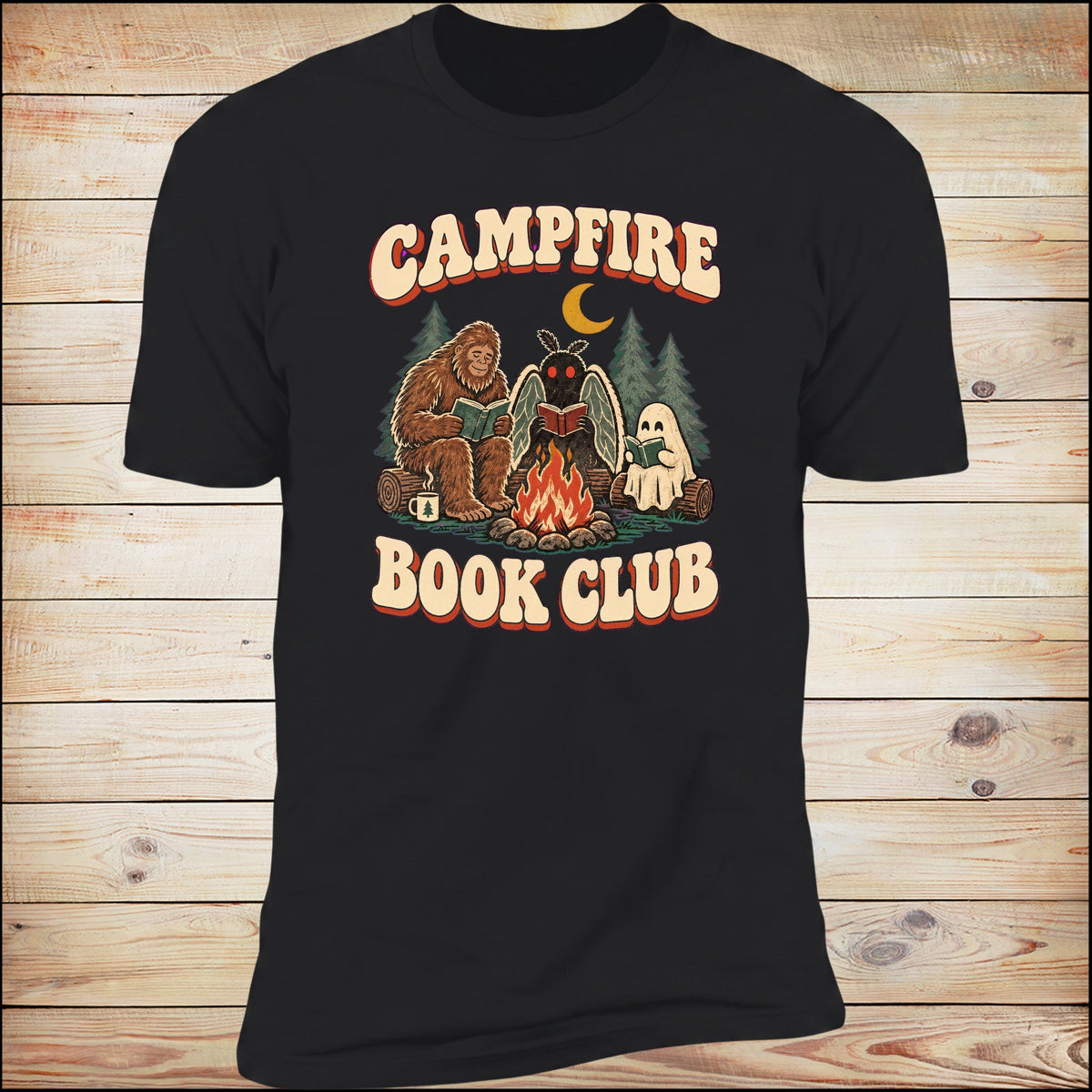 Campfire Book Club tee