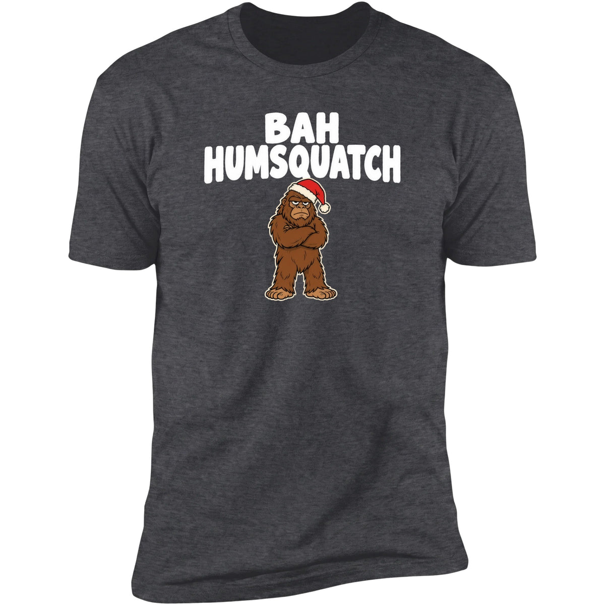 Bah Humsquatch tee, Dark Heather