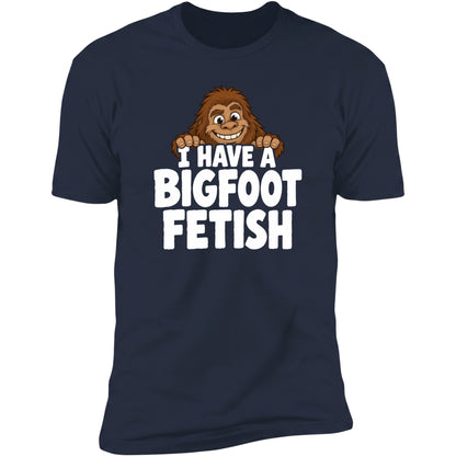 I Have A Bigfoot Fetish tee, Navy