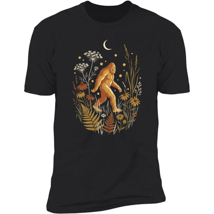 Bigfoot Firefly Meadow tee in Black