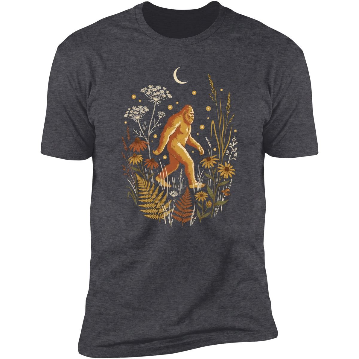 Bigfoot Firefly Meadow tee in Dark Heather