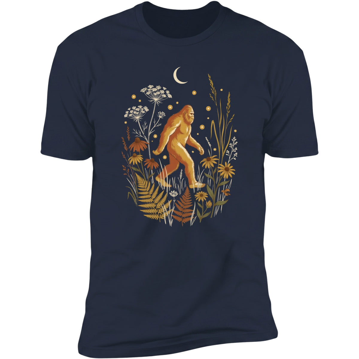Bigfoot Firefly Meadow tee in Navy