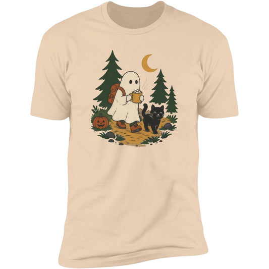 Little Ghost Hiker tee in Natural