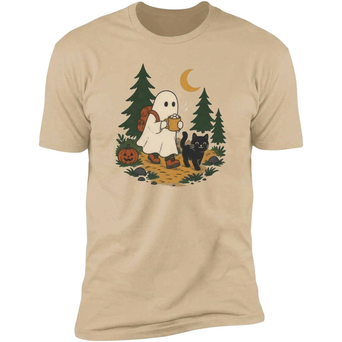 Little Ghost Hiker tee in Sand