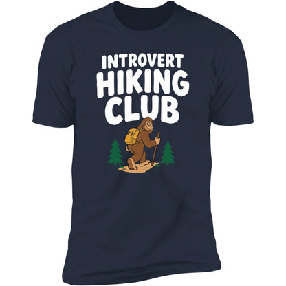 Introvert Hiking Club tee, Navy