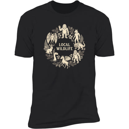Local Wildlife tee, Black