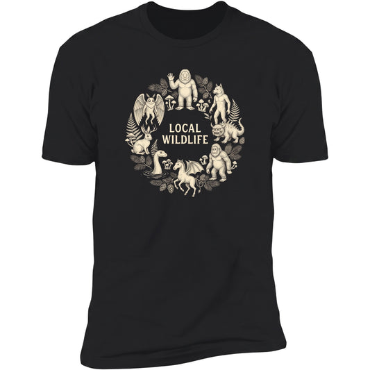 Local Wildlife tee, Black