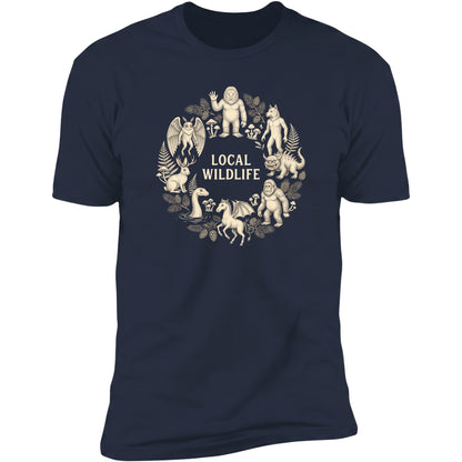 Local Wildlife tee, Navy