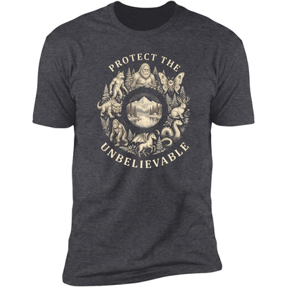 Protect The Unbelievable tee, Dark Heather