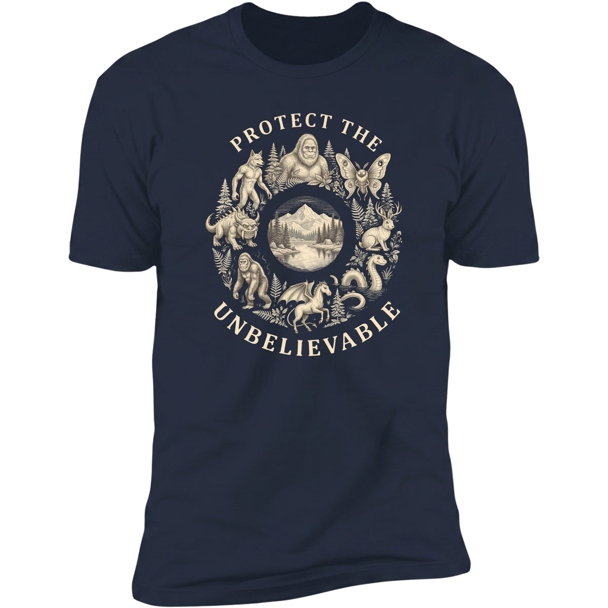 Protect The Unbelievable tee, Navy