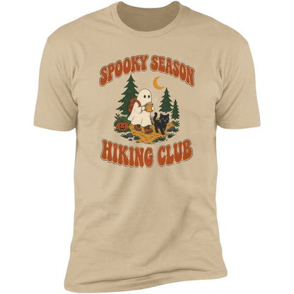 Spooky Season Hiking Club tee in Sand