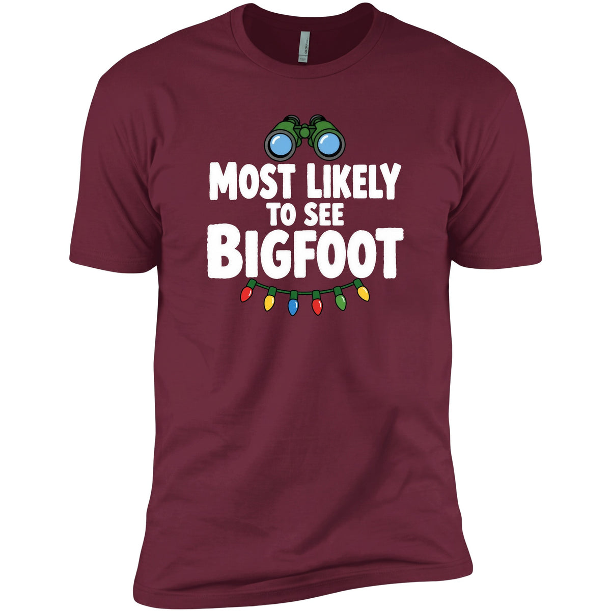 most-likely-to-see-bigfoot maroon swatch