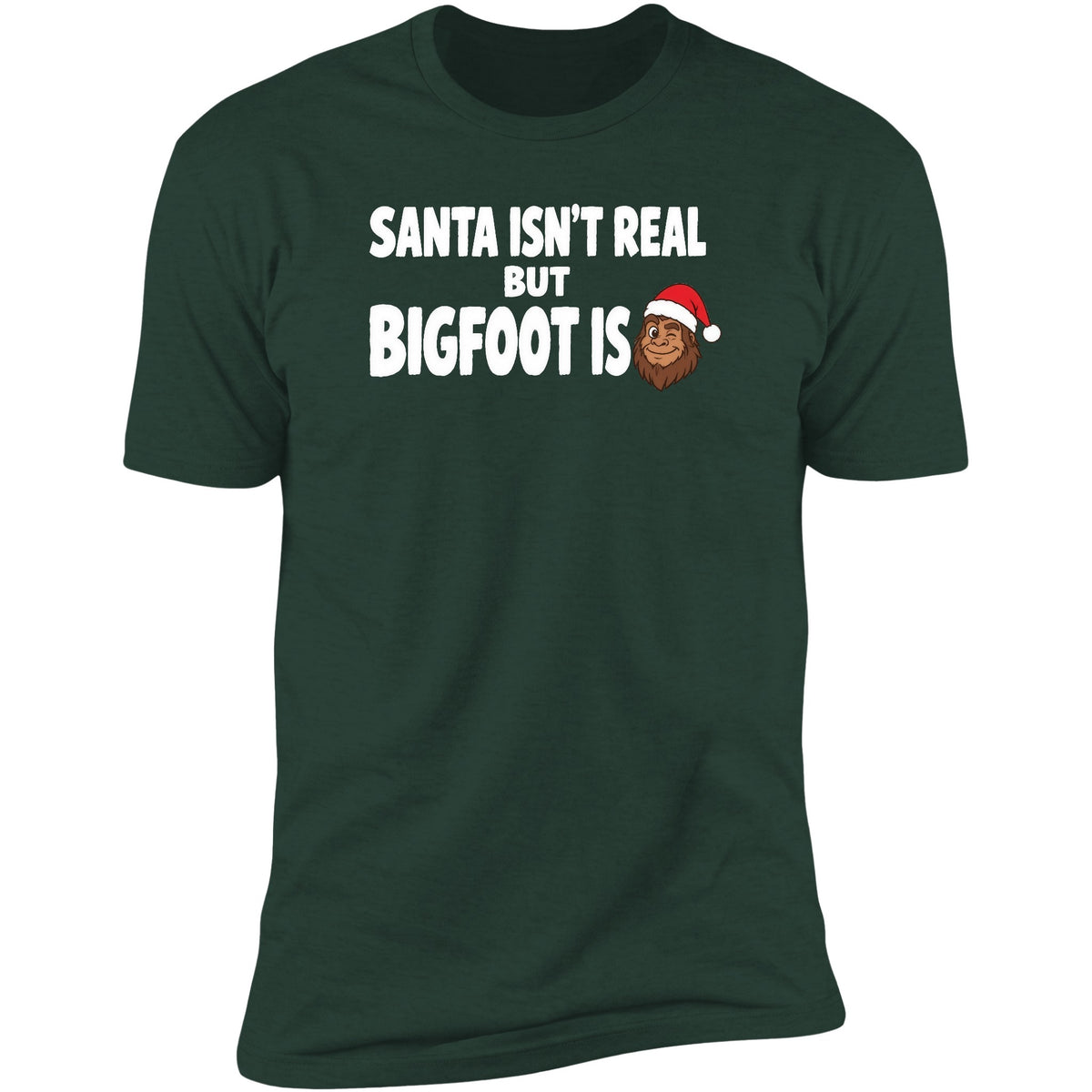 santa-isnt-real forest-green swatch
