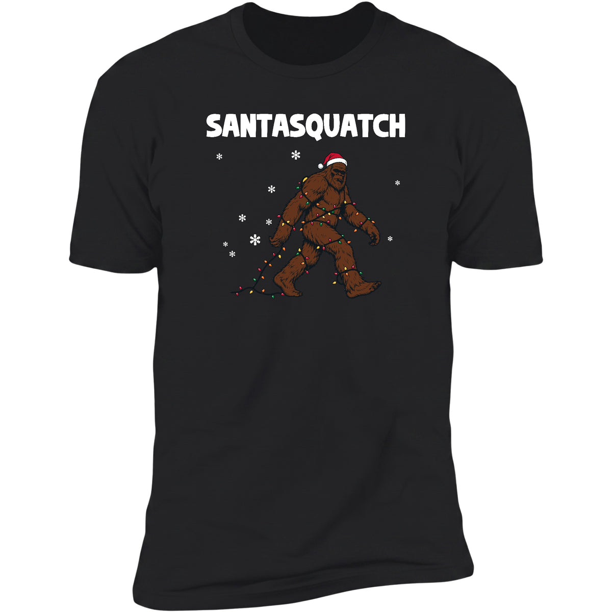 Santasquatch tee in Black