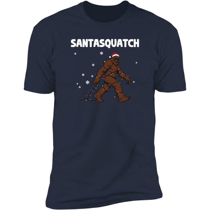 Santasquatch tee in Navy