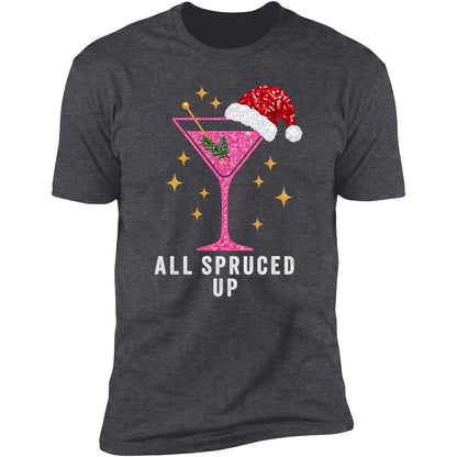 All Spruced Up tee in Dark Heather