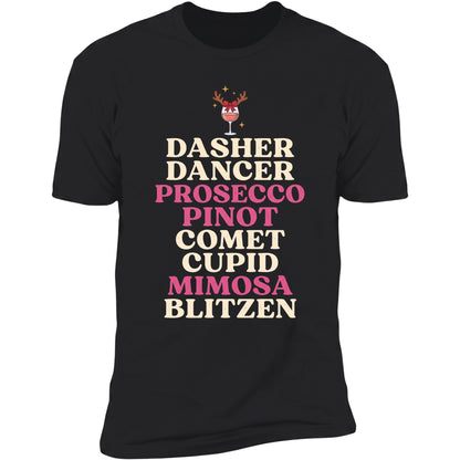Dasher Dancer Prosecco Pinot tee in Black